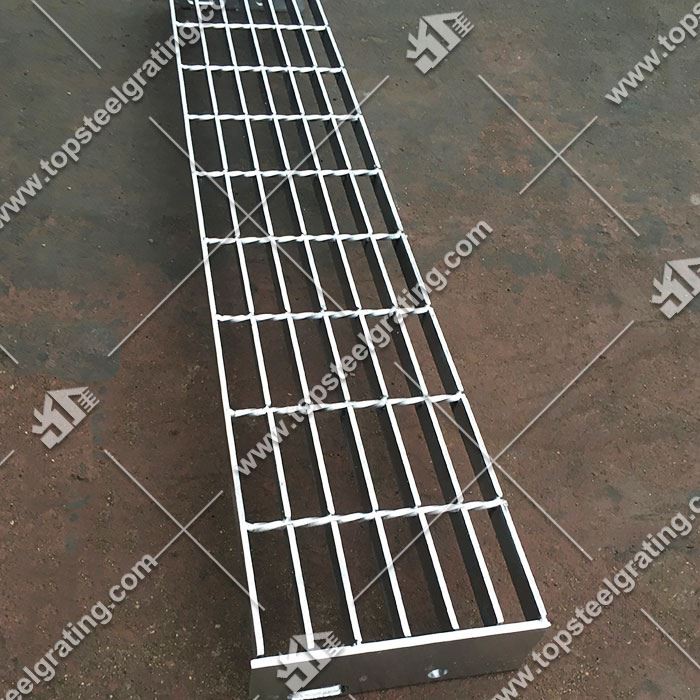 Non-slip Open Steel Stair Treads